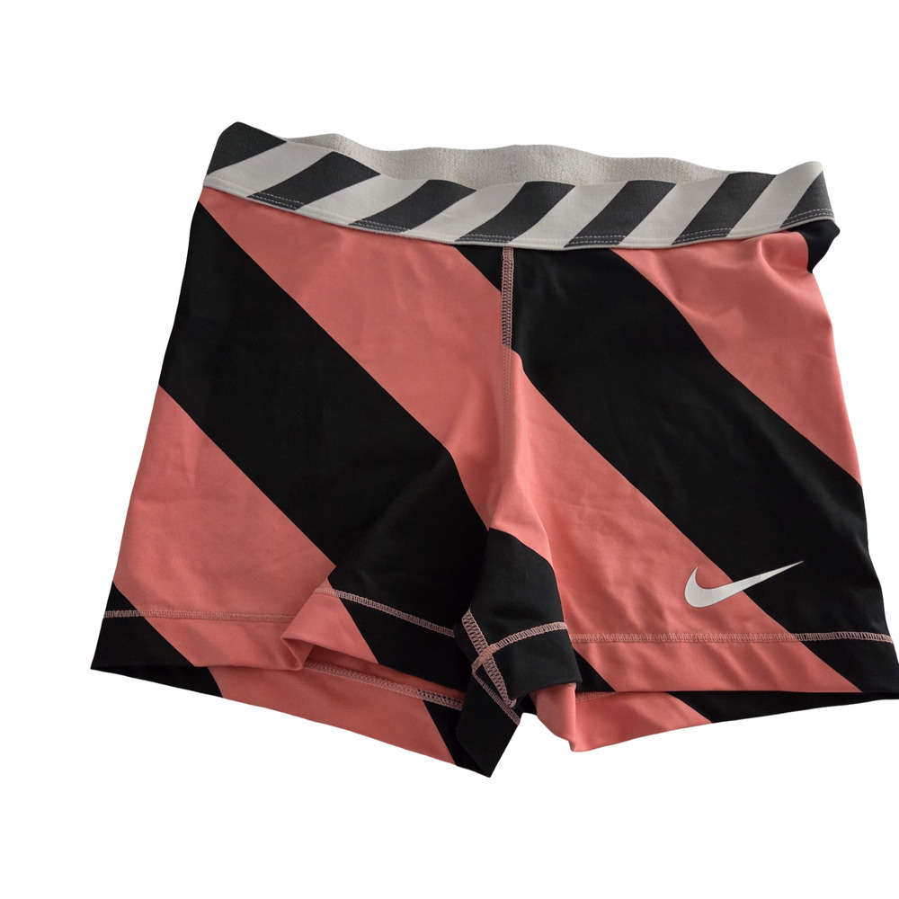Nike Pro | Dri-Fit Diagonal Stripe Competition Shorts Sunblush/Black/White